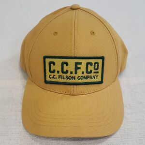 Filson Company Golden Tan Baseball Cap C.C.F. Co 100% Cotton Seattle 1897